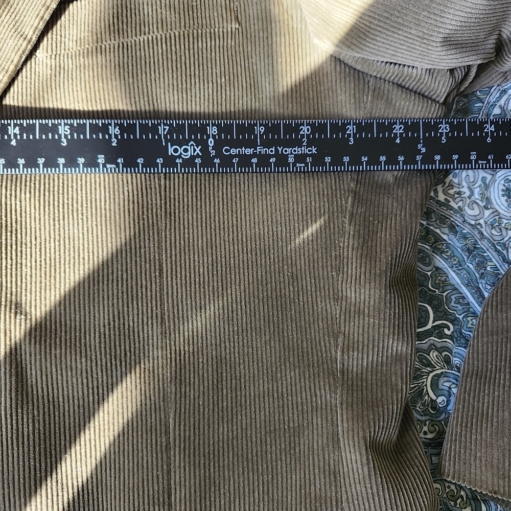 Alan Flusser Brown Corduroy 42L Jacket Blazer - Picture 8 of 10